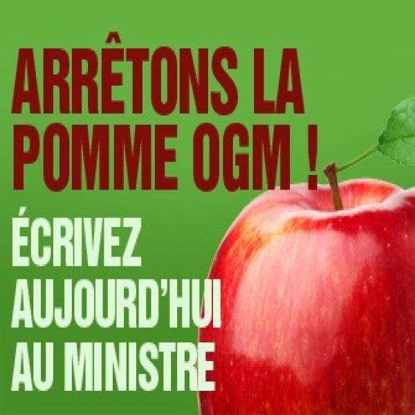 Arrêtons la pomme OGM !