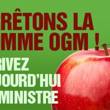 Arrêtons la pomme OGM !